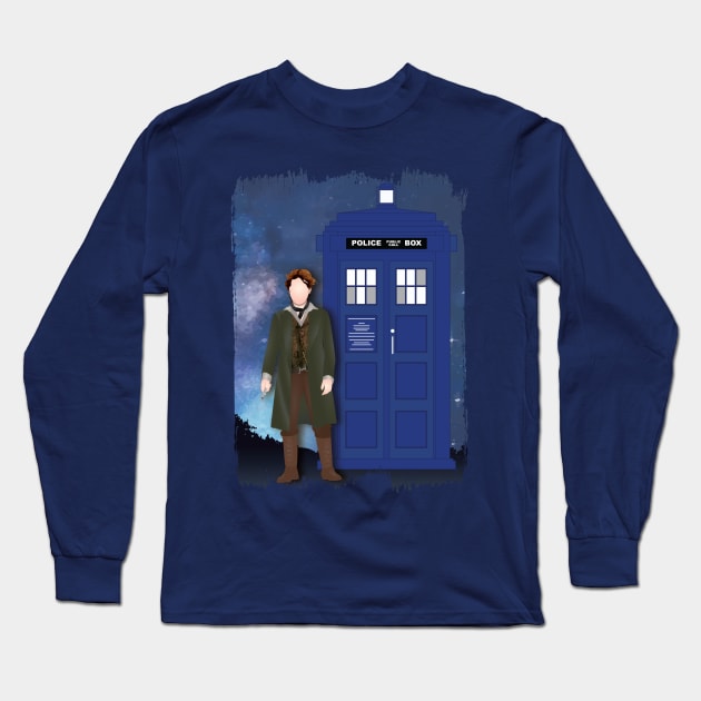 8th Doctor Long Sleeve T-Shirt by Geek ReGeneration